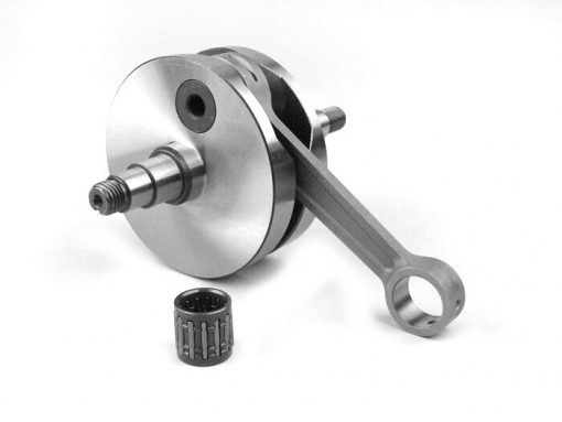 1611014 Crankshaft -BGM Pro RACING (for reed valve inlet) full cheek 51mm stroke, 105mm connecting rod- conversion shaft Vespa PK50 XL / XL2 to 125ccm (Ø 20mm cone)