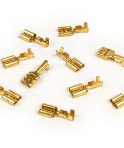 3330393 Kablo pabucu - düz yuva 6,3mm Ø = 1,0-1,5mm²- DIN 46340 - 10 adet.