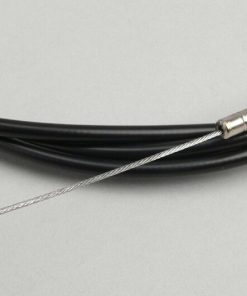 4350004 Cable universal -Ø = 1,2mm x 2500mm, sleeve = 2200mm, nipple Ø = 3,0mm x 3mm- ใช้เป็นสายคันเร่ง - ถัก PE - สีดำ