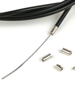 4350006 Kabel universal -Ø = 1,2 mm x 2500 mm, nippel Ø = 5,5 mm x 7 mm- bruges som gaskabel - flettet PTFE
