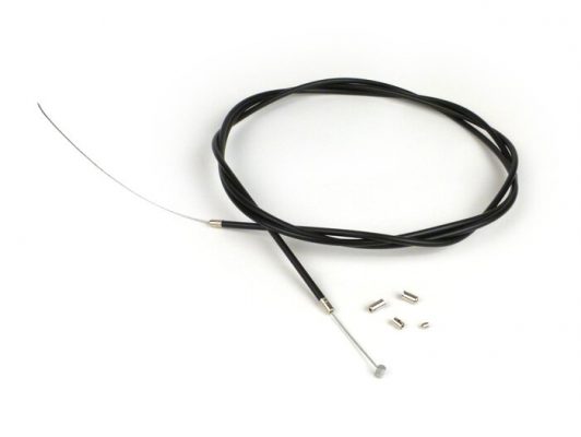 4350006 Kabel universal -Ø = 1,2 mm x 2500 mm, nippel Ø = 5,5 mm x 7 mm- brukes som gasskabel - flettet PTFE