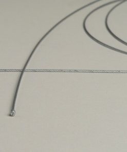 4350007 Zug universal innen -Ø=1,2mm x 2500mm, Nippel Ø=3,0mm x 3mm- verwendet als Gaszug – geflochten