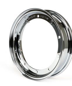 5800007 Rim -BGM ORIGINAL Baja 2.10-10 inci V2.0 - Vespa (tipe PX) - Vespa Smallframe V50, 50N, Special, PV, ET3, PK50-125 (S / XL / XL2), Largeframe PX, T5, Sprint, Reli, GT / GTR, LML Star, Deluxe - Chrome