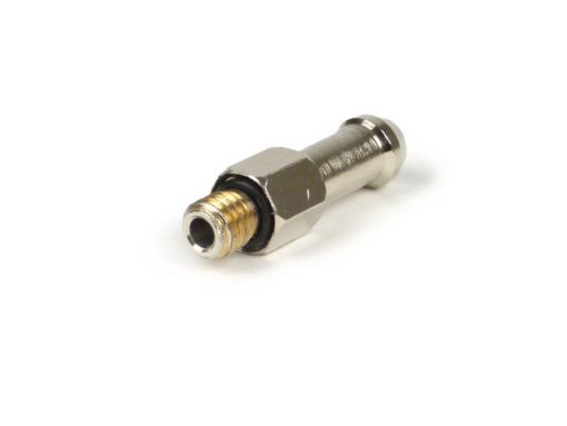 708090 Raccord de vide -BGM ORIGINAL- M6 (SW = 8, avec joint torique, Ø intérieur = 3,5 mm, Ø extérieur = 6,1 mm, longueur = 30 mm)