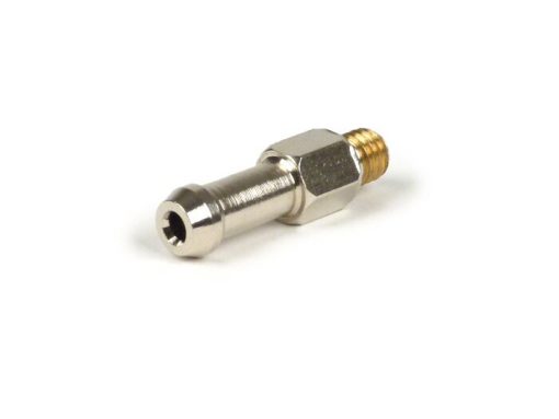 708090 Raccord de vide -BGM ORIGINAL- M6 (SW = 8, avec joint torique, Ø intérieur = 3,5 mm, Ø extérieur = 6,1 mm, longueur = 30 mm)