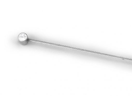 7672702 Kabel universeel binnen -Ø = 1,6 mm x 1750 mm, nippel Ø = 5,5 mm x 7 mm- gebruikt als schakelkabel - gedraaid