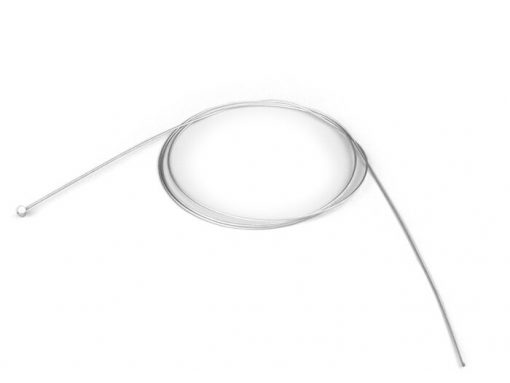 7672702 Kabel universeel binnen -Ø = 1,6 mm x 1750 mm, nippel Ø = 5,5 mm x 7 mm- gebruikt als schakelkabel - gedraaid