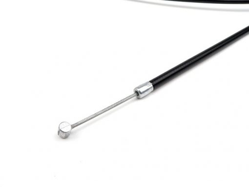 7672964 Kabel universal -Ø = 1,6 mm x 2300 mm, muffe = 2000 mm, nippel Ø = 5,5 mm x 7 mm - bruges som skiftkabel - snoet PTFE - sort