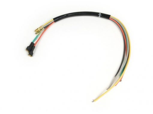 7673820G Ответвление кабеля зажигания статора -VESPA- Vespa PX old (7 проводов) - серый кабель