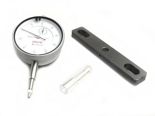 8099009 Dial gauge -BGM ORIGINAL- universal 0,01-10mm- with holder for cylinder studs
