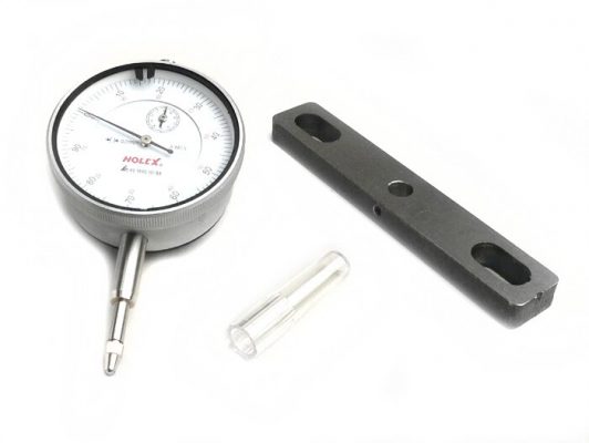 8099009 Индикатор часового типа -BGM ORIGINAL- универсальный 0,01-10 мм- с держателем для шпилек цилиндра