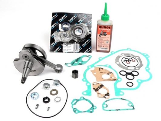 BGM030801RL Kurbelwellen-Kit -BGM PRO Touring 57mm Hub- Vespa PX200 – Wellendichtring Antriebseite Metall