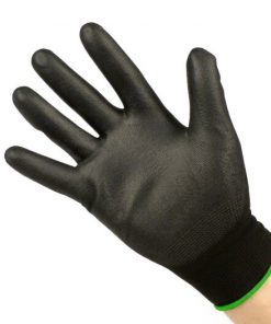 BGM0400M робочі рукавички - механічні рукавички - захисні рукавички -BGM PRO-tection- тонковязана рукавичка 100% нейлон з поліуретановим покриттям - розмір M (8)