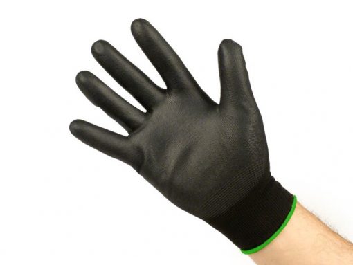 BGM0400M work gloves - mechanic gloves - protective gloves -BGM PRO-tection- fine knitted glove 100% nylon with polyurethane coating - size M (8)