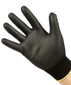 BGM0400XL work gloves - mechanic gloves - protective gloves -BGM PRO-tection- fine knitted glove 100% nylon with polyurethane coating - size XL (10)