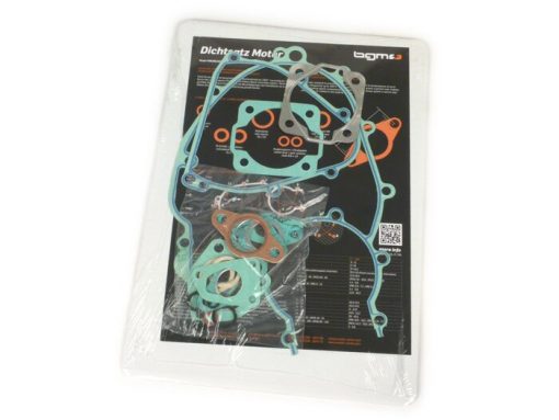 BGM1214 Kit guarnizioni motore -BGM Pro silicone- Vespa Smallframe, V50, V90, V100, PV125, ET3, PK50-125 / S / XL / XL2, ETS, incl. O-ring