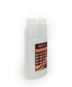 BGM2005 Ölmessbecher – Dosierflasche -BGM PRO 500ml- mit Dosierkammer (25ml) und zwei Verschlüssen