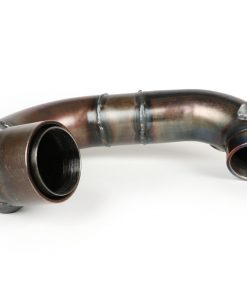 BGM2105QU4DP Exhaust manifold -BGM PRO Clubman V4.0 untuk QUATTRINI M210- Lambretta series 1-3 - tidak dicat