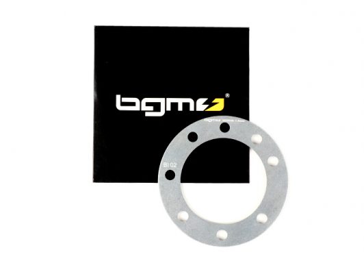 BGM2220HSスペーサーシリンダーヘッド-BGMPRORaceTourØ= 65,0mm8つ折りネジ接続-LambrettaLI 125-150、LIS、SX 125-150、TV 175（シリーズ2-3）、DL / GP 125-150-1,5mm