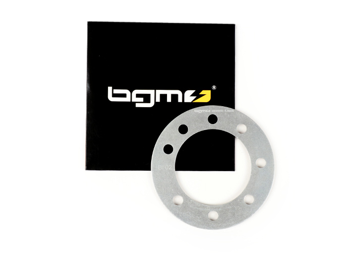BGM2225HSスペーサーシリンダーヘッド-BGMPRORaceTourØ= 70,0mm8つ折りネジ接続-LambrettaSX 200、TV 200、DL / GP 200-1,5mm