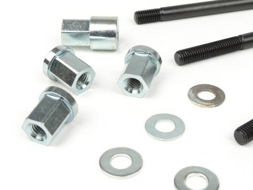 BGM2244 stud bolt set M8 x 165mm incl. Cylinder head nuts -BGM PRO- Lambretta LI, LIS, SX, TV (series 2-3), DL, GP