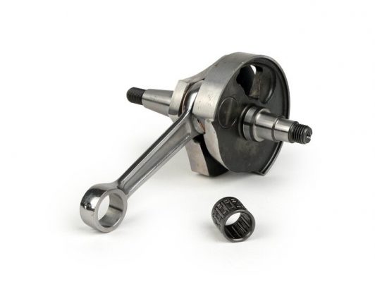 Crankshaft BGM2401 -BGM PRO Racing (rotary valve), stroke 51mm, batang penghubung 97mm- poros konversi Vespa PK50 XL / XL2 menjadi 125ccm (Ø 20mm cone)