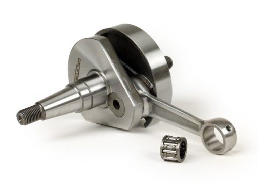 BGM2404SE crankshaft -BGM PRO Standard (rotary valve) - Vespa PK75, LML SE (Ø 24mm cone) - also suitable for V50, PK50, PK50 XL, PK50 XL2 (with conversion bearing 6005)