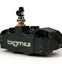 BGM2506BK Front brake caliper -BGM PRO, 4-piston, radial attachment (adapter required) - for PX Disc, LML Star, Stella, Grimeca NT classic- Vespa PX (from 1998, series), PX, T5 125cc, PK XL - black