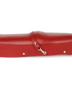 BGM2701RD Panca -BGM PRO Pegasus con scudo e rivettato- Lambretta LI, LI S, SX, TV, DL, GP - rosso