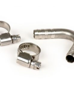 BGM3033 fuel hose bend 55 ° -BGM PRO- Vespa (Ø outside = 10,0mm, Ø inside = 7,0mm) - stainless steel