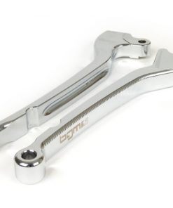 BGM4511 Set de leviers de frein -BGM PRO CNC Sport, long (165mm) - Vespa LX, LXV, S, Primavera 50-150, Sprint50-150 - chrome