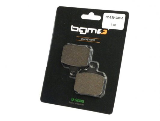 BGM45201 Brake pads -BGM 50,8 × 53,9mm- BENELLI 666 125ccm 1998 (h), CPI X-Large 125ccm 2003 (vh), X-Large 150ccm 2003 (vh), X-Large 250ccm 2003 (vh), DERBI GP 1 125cc 2006 (vh), GP 1 250cc 2006 (vh), GP 1 ...