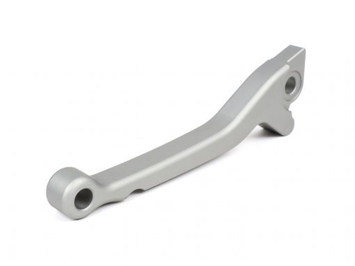 BGM4552 Brake lever -BGM PRO CNC- disc brake (Grimeca) - Vespa PX (Bj. 1998-2003), LML Star, Stella - steel gray