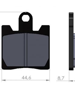 BGM45658刹车片-BGM 44,8×53,4mm-川崎Epsilon 250 cc 2003（v），铃木Burgman 250 cc 1998-2003（v），AN Burgman 400 cc 1998-2003（v），CJ Sky Wave / Type S 250 cc 2003（v），CK Sky Wave 400 cc…