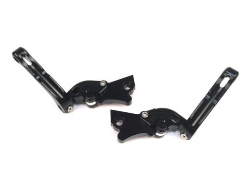 BGM4600 Set de leviers de frein -BGM PRO Sport, réglable + pliable- Vespa GT, GTL, GTS 125-300 - noir