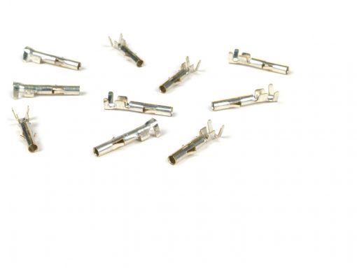 BGM4710F Cosse de câble pour embase d'allumage à fiche ronde / faisceau de câbles -L = 20 mm, Ø = 2,1 mm- Vespa PK, PX Lusso, Cosa, T5 125ccm - 10pcs. - femelles