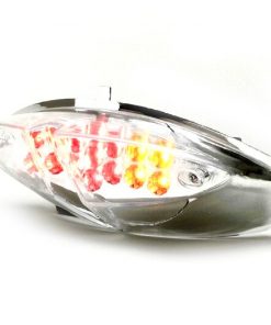 Feu arrière BGM5002YL -BGM ORIGINAL verre clair 15 LED avec fonction clignotant- Peugeot Speedfight2