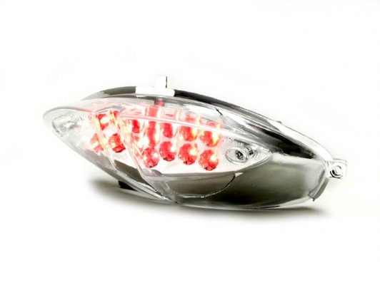 BGM5002YL taillight -BGM ORIGINAL clear glass 15 LED with indicator function- Peugeot Speedfight2
