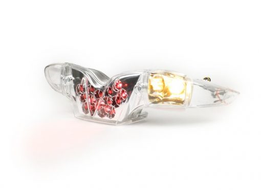 BGM5015WL taillight -BGM ORIGINAL clear glass LED honeycomb- Gilera Runner (up to 2005)