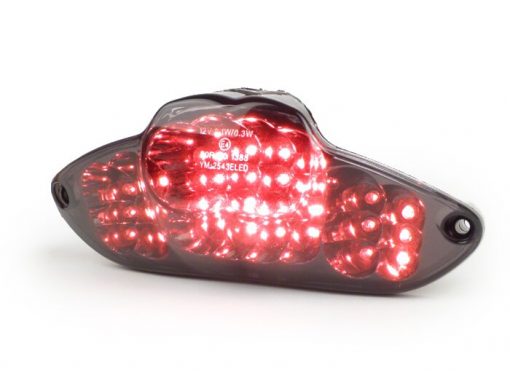 BGM5037YLN Rücklicht -BGM ORIGINAL Klarglas LED mit Blinkerfunktion- Gilera Runner (ab Bj. 2006), DNA – schwarz