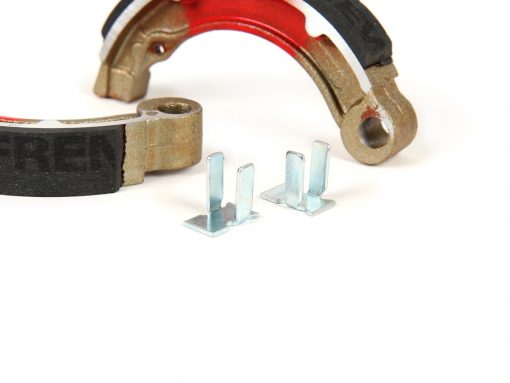 BGM5310BP2 Bremsbacken -BGM PRO Ø=127×20 mm für Bremstrommel BGM5310- Vespa 8" hinten, 2 Aufnahmen, Vespa VNB4T bis VNB6T (h), VBB2T (h) – auch verwendet zur Umrüstung 10" auf 8"