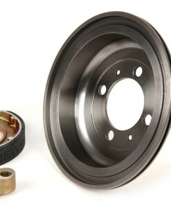 BGM5310KT2 tambour de frein arrière 8 "avec mâchoires de frein, 2 fixations -BGM PRO fonte- Vespa VNB4T à VNB6T, VBB2T