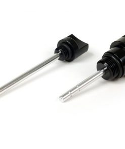 BGM581BKT Set oil filler plugs with dipstick -BGM PRO, engine oil + gear oil- Piaggio Leader / Quasar - Vespa ET4, LX, LXV, S, GT, GTS, GTV, GTL 125-300ccm - black anodized