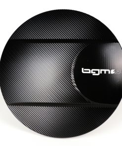 BGM582GB Кришка покриття Vario -BGM PRO CNC, алюміній, жорсткий анодований- Двигун Piaggio Leader / Quasar - ET4, LX / LXV125-150, S125-150, GT / GTS / GTV / GTL 125-300 ccm - чорний глянсовий