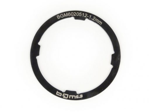 BGM6020S12 แหวนรองไหล่ -BGM ORIGINAL- Vespa Smallframe V50, PV125, ET3, PK - Largeframe PX Lusso (1984-), Cosa, T5 125ccm - 1,20mm (+0,0 / - 0,04mm)