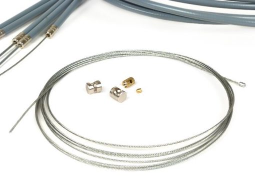 BGM6400N cable set -BGM ORIGINAL, PE inner cover- Lambretta LI, LIS, SX, TV (series 2-3)