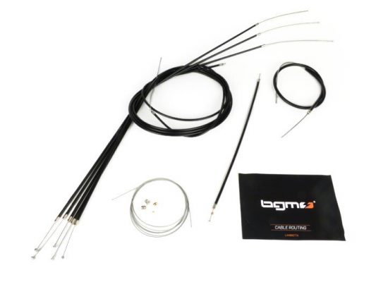Jeu de câbles BGM6401N -BGM ORIGINAL, couvercle intérieur PE- Lambretta DL, GP