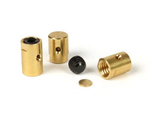 BGM6466 clamp nipple / screw nipple set -BGM ORIGINAL- Lambretta LI, LIS, SX, TV (series 2-3), DL, GP