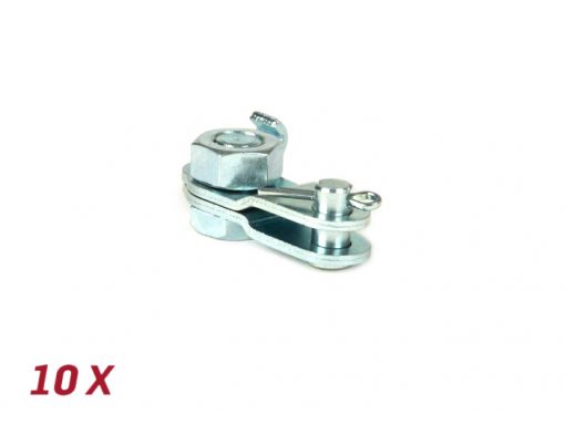 BGM6488X Set of clamping plates, front brake -BGM ORIGINAL- Vespa all models (-1981), PX (-1984) - 10 pieces