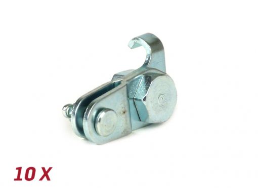 BGM6488X Set of clamping plates, front brake -BGM ORIGINAL- Vespa all models (-1981), PX (-1984) - 10 pieces